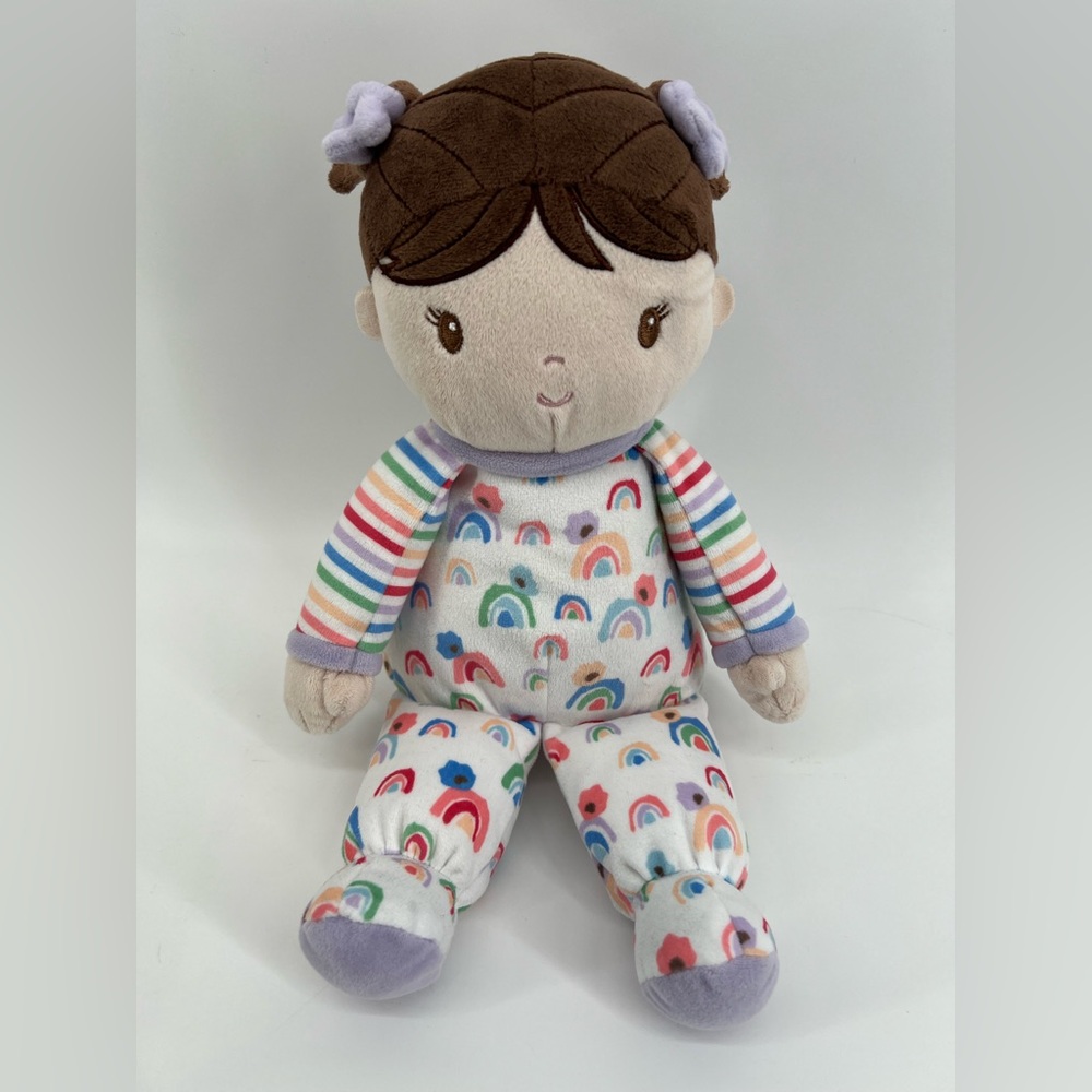 Baby ISABELLE Plush PLUMPIE Stuffed RAINBOW Doll Douglas Cuddle Toys Sits